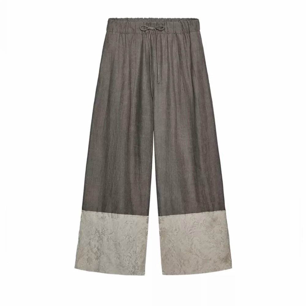 ZW COLLECTION JACQUARD COMBINATION PANTS